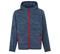 Mckinley Choco III Fleece Jacket Kids Fleece Jacket - Melange/Blue Petrol, 128