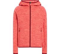 Mckinley Girl's Choco III Jacket, Melange/Red/Red, 15 Years
