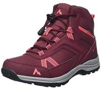 Mckinley Maine II Cross Country Running Shoe, Red Wine/Charcoal/Re, 1 UK Child