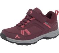 Mckinley Maine II Cross Country Running Shoe, Red Wine/Charcoal/Re, 7 UK Child