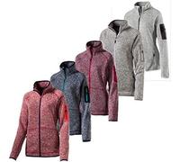 Mckinley Women Skeena Fleece Jacket - Melange/Red Wine, Size 34