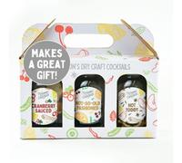 McKinnon’s Dry Craft Cocktails Bourbon Trio | Dehydrated Fruits and Herbs | DIY Mixology | Alcohol Infusion Kit | Spirits Recipe | Dry Mix | Mason Jar Serves 8 - 16 Drinks | 3 Pack Set