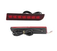 Mckjtdvh Car Rear Tail Light Lens For Mitsubishi For Lancer For Evo For Evolution For ASX Dynamic Turn Signal Rear Tail Brake Lamp LED Bumper Reflector Lights(Red Lens B)