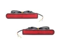 Mckjtdvh Car Rear Tail Light Lens For Toyota FJ For Cruiser 2007-2017 Version Reflector Turn Signal Light Stop Brake Lamp Car LED Rear Bumper(Red Lens)