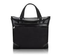 McKLEIN 15" Nylon, Two-Tone, Laptop & Tablet Briefcase- EASTWARD- Black
