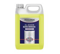 McKLords Commercial - All Seasons Screenwash 5L - Powerful Streak-Free Windshield Cleaner for Most Vehicle Types, Effective Bug and Grime Removal, Ready-to-Use