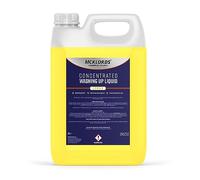 McKLords Concentrated Washing Up Liquid Lemon, Yellow, 5 Litre
