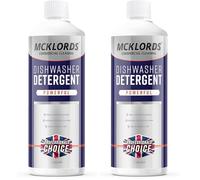 McKLords Dishwasher Detergent, 1 Litre, Clear (Pack of 2)