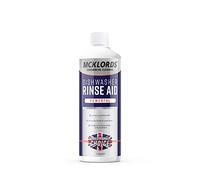 McKLords - Dishwasher Rinse Aid - Professional Rinse Aid 1L for Commercial Dishwashers Rapid Drying Streak-Free Finish Glassware Plates and Cutlery Works in All Water Types