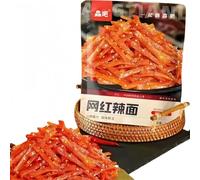 Mckona - Latiao, Chinese Spicy Snacks, Latio, Asian Street Snack, Classic Hot Strips for Office, Parties 65g/62g (Noodles - Sweet Hot 65g)