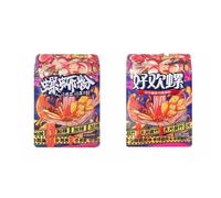 McKona-Luosifen Asian Noodles Hao Huan Luo Original Flavor Snail Noodle Instant Rice Noodle Authentic Liuzhou Snail Noodle( 400G) (2PCS)