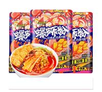 McKona-Luosifen Asian Noodles Hao Huan Luo Original Flavor Snail Noodle Instant Rice Noodle Authentic Liuzhou Snail Noodle( 400G) (3PCS)