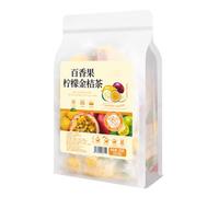 McKona Passion Fruit Lemon Kumquat Tea: Refreshing Fruity Enjoyment, Pure Natural Fruit Tea Blend, Sweet and Sour Taste