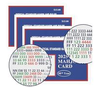 Mckysomd Mahjong Card 2025 Official Revision, 4Pcs Large Size Mah Jongg Card Set On Parties, Game & Outdoor