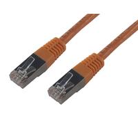 MCL 0.5m Cat6 F/UTP Patch Cable - Orange