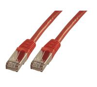 MCL 10m Cat6A F/UTP Patch Cable - Red
