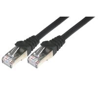 MCL 1m Cat6 F/UTP Patch Cable - Black