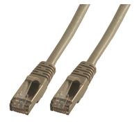 MCL 1m Cat6A F/UTP Patch Cable - Grey