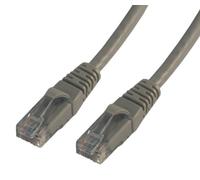 MCL 1m Cat6A U/UTP Patch Cable - Grey