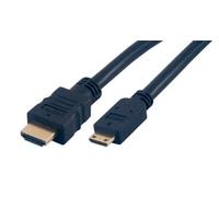 MCL 1m HDMI A to HDMI C High Speed Cable with 3D and Ethernet