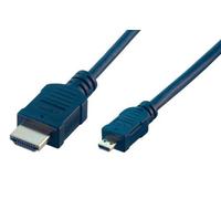 MCL 1m High Speed HDMI Plug A to Micro HDMI Cable with Ethernet