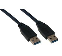 MCL 2m A/A Plug USB 3.0 Superspeed Cable - Black