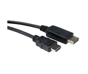 MCL 2m DisplayPort to HDMI Cable