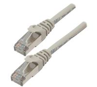 MCL 3 m Cat6 °F/UTP (Twisted Pair) Network Cable - Grey fcc6bmz-3 m RJ-45 Network Cable (3 m, RJ45, CAT6, FTP, F/UTP), Grey)
