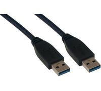 MCL 3m A/A Plug USB 3.0 Superspeed Cable - Black