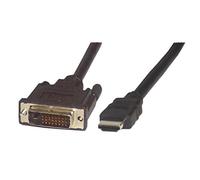 MCL 5m HDMI Plug to DVI-D Plug 24+1 Cable