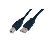 MCL MC922AB-3M/N 3 m USB 2.0 A to B Plug Cable - Black