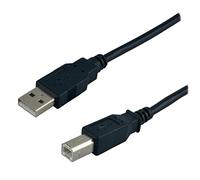 MCL MC922AB-5M/N 5 m USB 2.0 A to B Plug Cable - Black