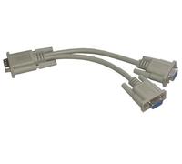 MCL Samar CG-523C Cable Adaptor VGA HD15 Male/Female/Female 40 cm