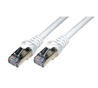 MCL Samar FCC6BM-0.5M/W Patch Cable RJ45 Cat 6 F/UTP 50 cm White