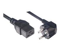 MCL Samar Power Cable IEC 320 EN 60320 C19 (F) CEE 7/7 SCHUKO 3 m