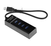 MCL USB 3.0 3.1 (Gen 1) usb3-m104b/N TYPE-A USB 3.0 Hub & Concentrator Hubs & HUBS (Black (Gen 1) TYPE-A, Black)