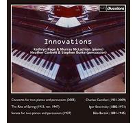 Mclachlan/Page/Corbett/Burke - Innovations - Music for two pianos and percussion