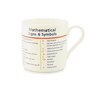 Mclaggan Smith Mathematical Signs & Symbols, Fine Bone China Mug