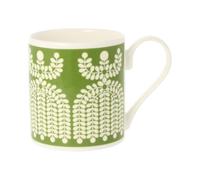 Mclaggan Smith Mug - Design by Orla Kiely - Folk Girl Green 300ml