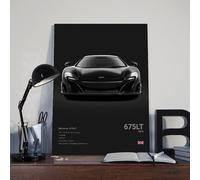 Mclare Car Canvas Poster Art Print Mclare Super Car Racing Wall Art For Men Cave Bedroom Living Room Office Decor Aesthetic Wall Decor(367)