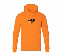 McLaren 2022 Mens Team Core Essentials Logo Hoodie - Papaya S