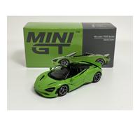 McLaren 750S Spider Mantis Green RHD 1:64 Scale Mini GT MGT00783R