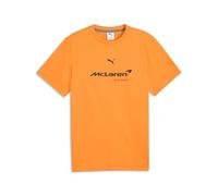 Puma Mclaren Big Logo Short Sleeve T-shirt Orange L Man
