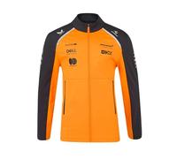 McLaren F1 Team Official Softshell Jacket, Full Zip, Orange and Grey, 2025 Season (UK, Alpha, XL, Regular, Regular, Orange)