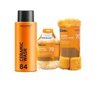 Mclaren Ceramic Wash 500Ml + Microfibre Wash Mitt + Jumbo Drying Towel