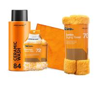 Mclaren Ceramic Wash 500Ml+Wash Mitt+Micro Fiber Cloth+Jumbo Drying Towel