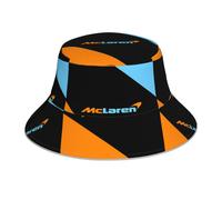 (McLaren F1 2022_9503) Bucket Hat Reversible Reflective for Men Women - UV50+ Sun Protection Double-Sided Fishing Hat with 360 Safety Strips Summer Outdoor