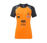 McLaren F1 2025 Women's Lando Norris Team T-Shirt, Orange and Grey, Official Racing Merchandise (UK, Numeric, 16, Regular, Regular, Phantom/Autumn Glory)