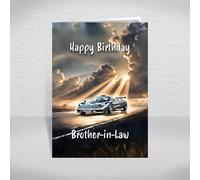 McLaren F1 Birthday Card for Brother-in-Law - British V12 Supercar Legend Keepsake for Motorsport Fans & Hypercar Collectors: Brother-in-Law Birthday Card (Size A5)