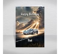 McLaren F1 Birthday Card for Dad - British V12 Supercar Legend Keepsake for Motorsport Fans & Hypercar Collectors: Dad Birthday Card (Size A5)